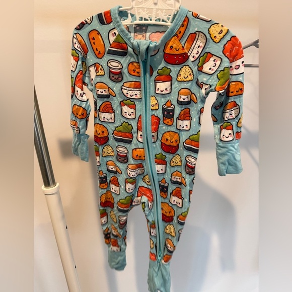 River Babe Thread Other - Bamboo Sushi Print Baby Zippy